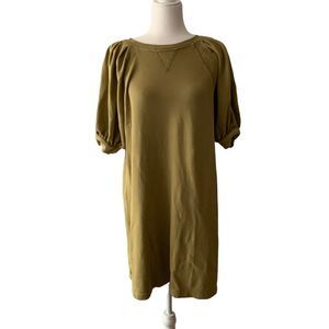 Universal Thread Teal Puff Short Sleeve Green Loose Dress Size M